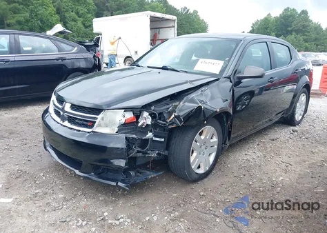 2013 Dodge Avenger Se из США, поврежденный, VIN 1C3CDZAB3DN616942